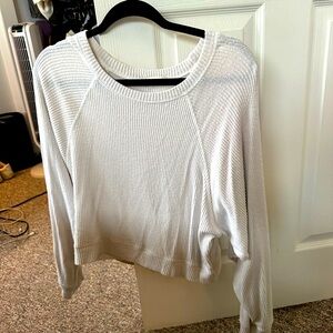 Altered state white/cream sweater. Size S